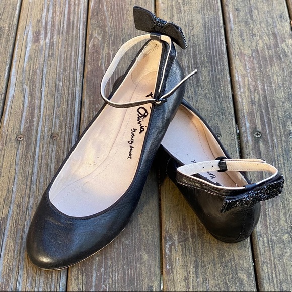 SOLD 🚫 Alice + Olivia Ballerina Flat Crystal Bow - Picture 7 of 7